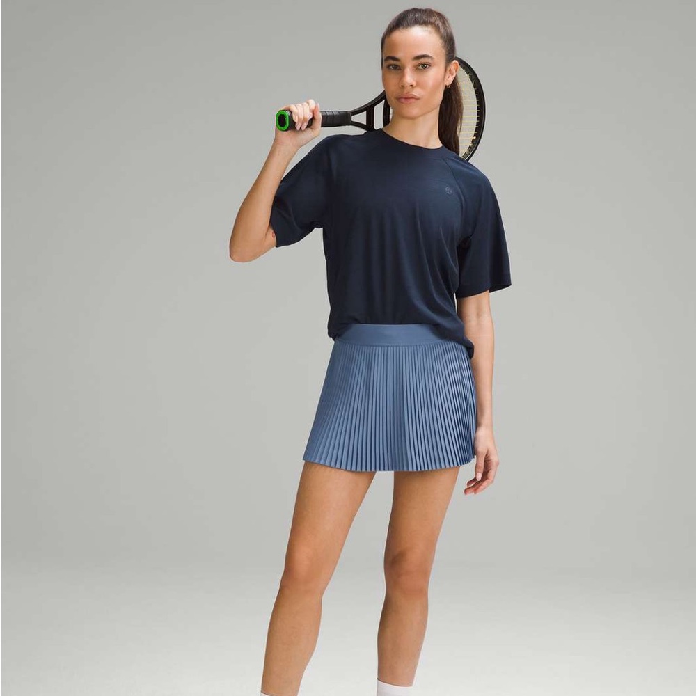 Lululemon Varsity High Rise Pleated Tennis Skirt - Oasis Blue